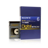 Sony Digital Betacam Tape 6min